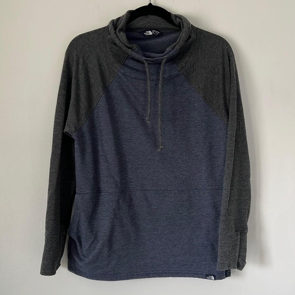 The North two tone Face Cowl Neck Pull Over